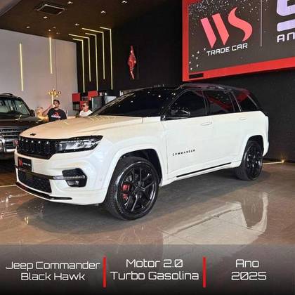 JEEP COMMANDER 2.0 HURRICANE 4 TURBO GASOLINA BLACKHAWK AT9 JEEP COMMANDER 2.0 HURRICANE 4 TURBO GASOLINA BLACKHAWK AT9